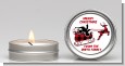 Santa Sleigh Red Plaid - Christmas Candle Favors thumbnail