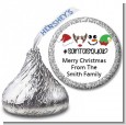 Santa Squad - Hershey Kiss Christmas Sticker Labels thumbnail
