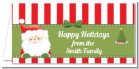 Santa Claus - Personalized Christmas Place Cards