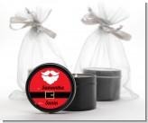 Santa's Belt - Christmas Black Candle Tin Favors