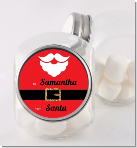 Santa's Belt - Personalized Christmas Candy Jar