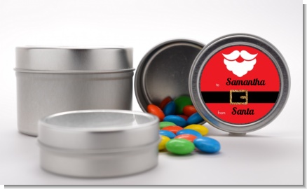 Santa's Belt - Custom Christmas Favor Tins