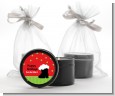 Santa's Boot - Christmas Black Candle Tin Favors thumbnail