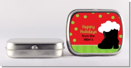 Santa's Boot - Personalized Christmas Mint Tins