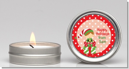 Santa's Little Elf - Christmas Candle Favors