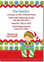 Santa's Little Elf - Christmas Invitations