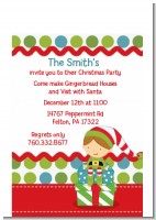 Santa's Little Elf - Christmas Petite Invitations