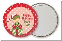 Santa's Little Elf - Personalized Christmas Pocket Mirror Favors