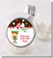 Santa's Little Elfie - Personalized Christmas Candy Jar thumbnail
