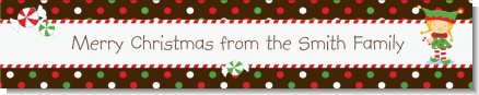 Santa's Little Elfie - Personalized Christmas Banners