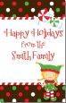 Santa's Little Elfie - Personalized Christmas Wall Art thumbnail