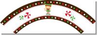 Santa's Little Elfie - Christmas Cupcake Wrappers