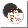 Santa's Little Elfie - Personalized Christmas Magnet Favors thumbnail