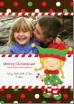 Santa's Little Elfie - Personalized Photo Christmas Cards thumbnail