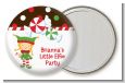 Santa's Little Elfie - Personalized Christmas Pocket Mirror Favors thumbnail