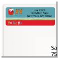 Santa And His Reindeer - Christmas Return Address Labels thumbnail