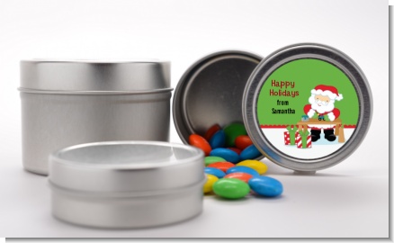 Santa's Work Shop - Custom Christmas Favor Tins