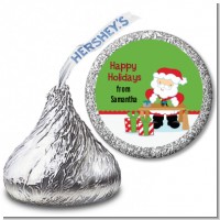 Santa's Work Shop - Hershey Kiss Christmas Sticker Labels