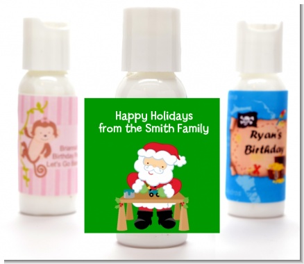Santa's Work Shop - Personalized Christmas Lotion Favors