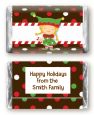 Santa's Little Elfie - Personalized Christmas Mini Candy Bar Wrappers thumbnail