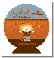 Scarecrow Fall Theme - Personalized Baby Shower Centerpiece Stand thumbnail