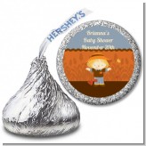 Scarecrow Fall Theme - Hershey Kiss Baby Shower Sticker Labels