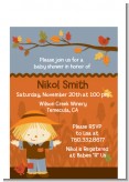Scarecrow Fall Theme - Baby Shower Petite Invitations