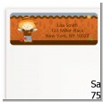 Scarecrow Fall Theme - Baby Shower Return Address Labels thumbnail