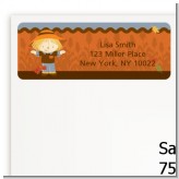 Scarecrow Fall Theme - Baby Shower Return Address Labels