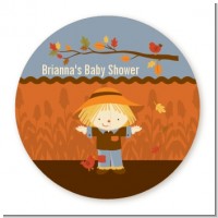 Scarecrow Fall Theme - Personalized Baby Shower Table Confetti