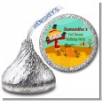 Scarecrow - Hershey Kiss Birthday Party Sticker Labels thumbnail