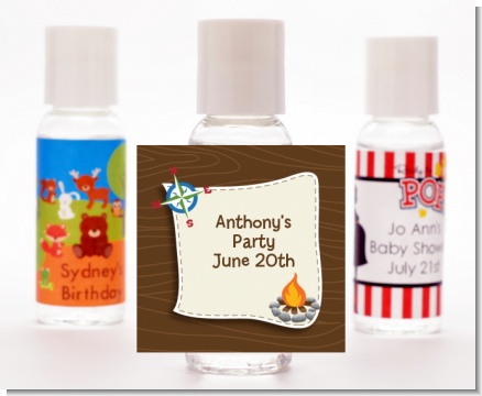 Scavenger Hunt - Personalized Birthday Party Hand Sanitizers Favors