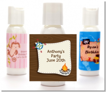 Scavenger Hunt - Personalized Birthday Party Lotion Favors