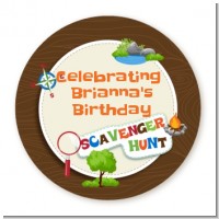 Scavenger Hunt - Personalized Birthday Party Table Confetti