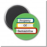 School Books - Personalized School Magnet Favors