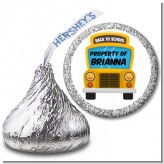 School Bus - Hershey Kiss School Sticker Labels