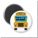School Bus - Personalized School Magnet Favors