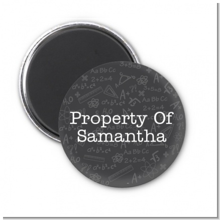 School Chalkboard - Personalized School Magnet Favors