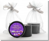 Science Lab - Birthday Party Black Candle Tin Favors