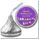 Science Lab - Hershey Kiss Birthday Party Sticker Labels