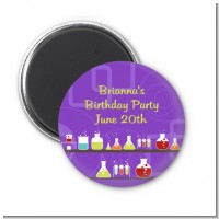 Science Lab - Personalized Birthday Party Magnet Favors
