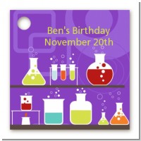 Science Lab - Personalized Birthday Party Card Stock Favor Tags