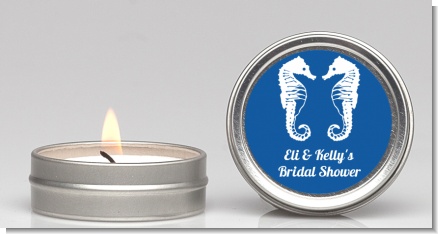 Sea Horses - Bridal Shower Candle Favors