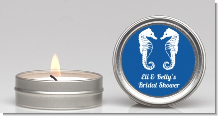 Sea Horses - Bridal Shower Candle Favors