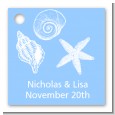 Sea Shells - Personalized Bridal Shower Card Stock Favor Tags thumbnail