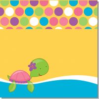 Sea Turtle Girl Baby Shower Theme