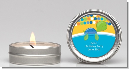 Sea Turtle Boy - Baby Shower Candle Favors
