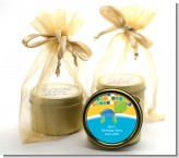 Sea Turtle Boy - Baby Shower Gold Tin Candle Favors