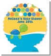 Sea Turtle Boy - Personalized Baby Shower Centerpiece Stand thumbnail