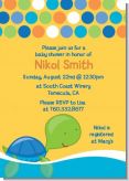 Sea Turtle Boy - Baby Shower Invitations